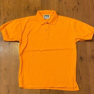 Forrestel 💯 Cotton Orange Polo Shirt